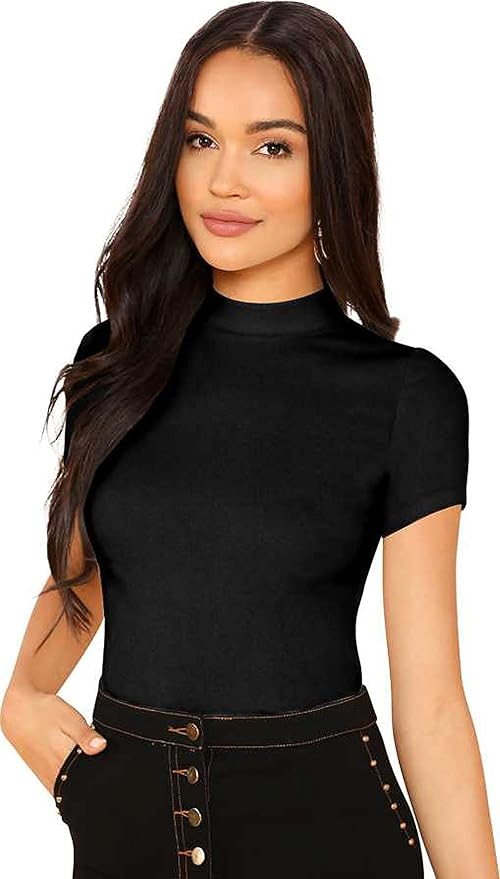 Women's Half Sleeve Round  Neck Elegant Casual T-Shirt